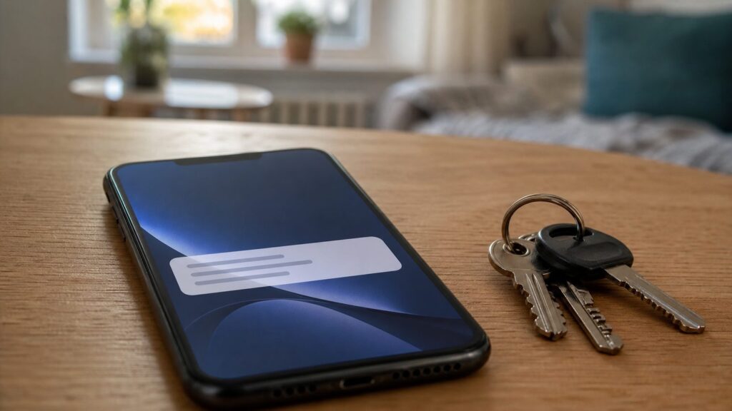 Смартфон с уведомлением о зачислении денег на карту