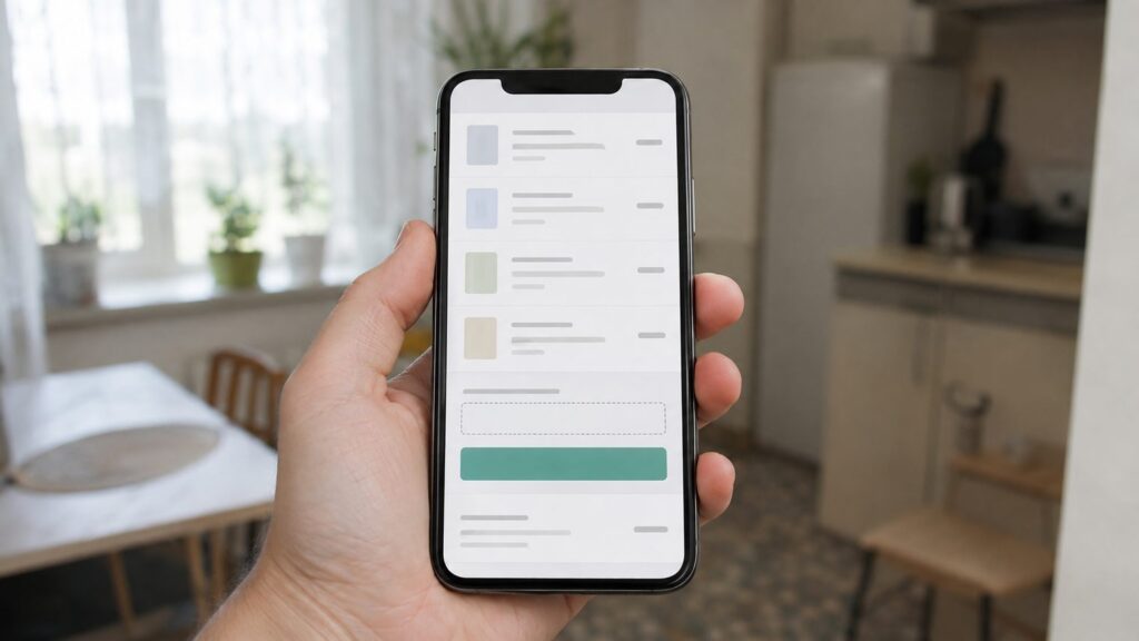Клубная карта аптечной сети в мобильном приложении на экране смартфона